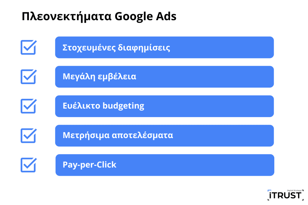 Πλεονεκτήματα google ads key takeways